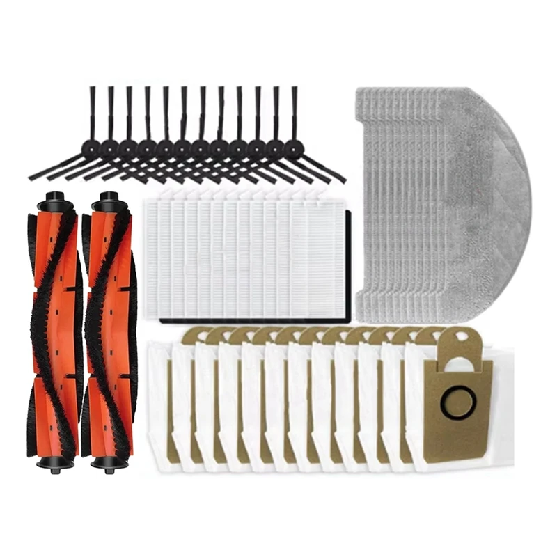 A98G-For Imou RV1 Pro، Imou RV1 Pro Max Robot Vacuum Accessories فرشاة رئيسية فلتر Hepa خرقة كيس لجميع الغبار استبدال أجزاء