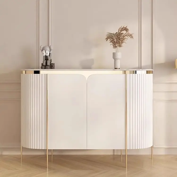 

# Villa Wood Sideboard Shoe Cabinet Doors Modern Storage Cabinet Home Decor Bedroom Living Room