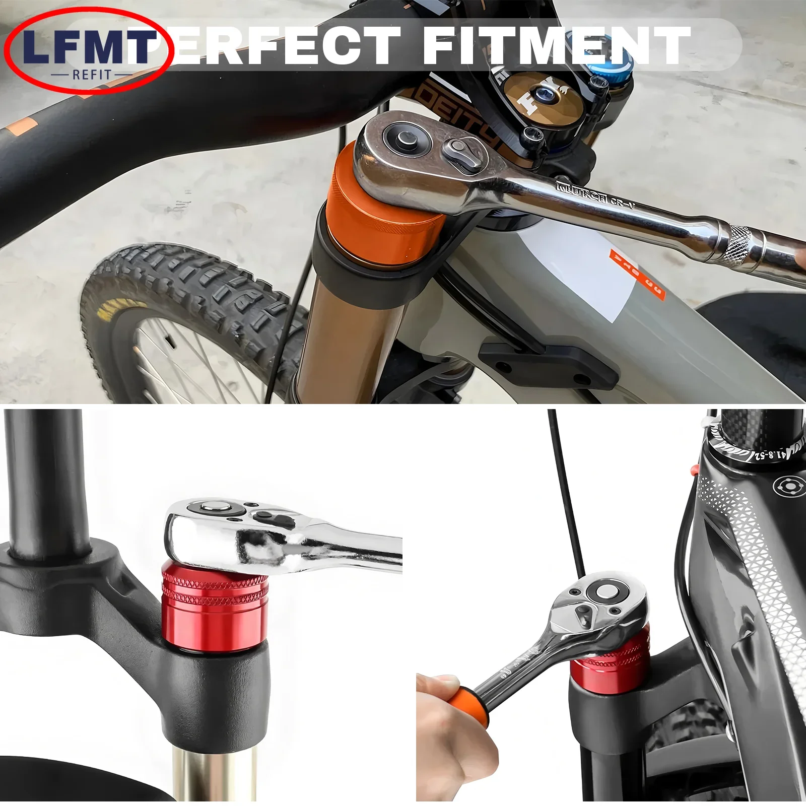 24MM 26MM 28MM 32MM Fork Top Cap Tool Bike Fork Socket Wrench For Fox Mountain Bike Rockshox Suntour Epicon X-Fusion Universal