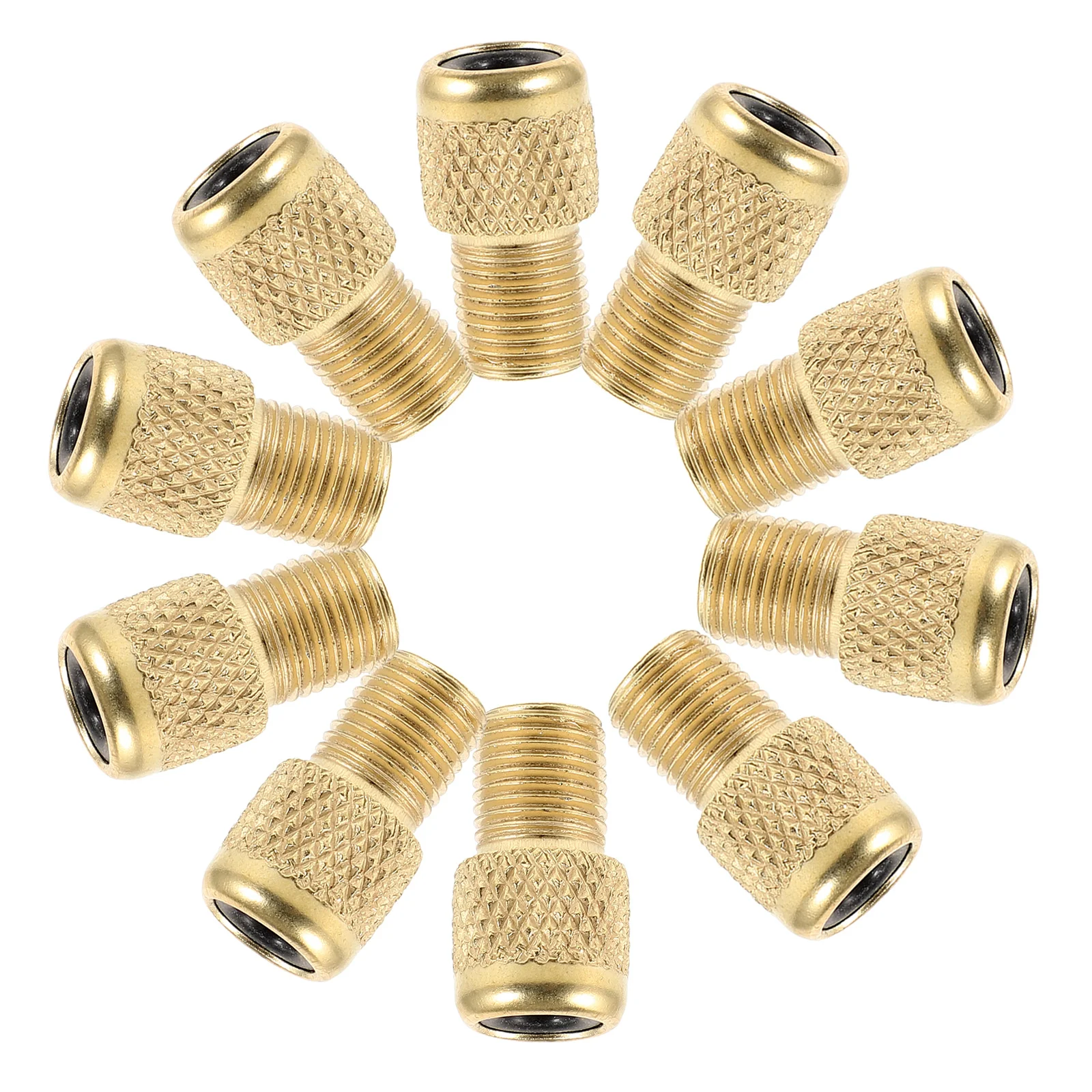 

10Pcs Copper Tire Pump Converter to Valve Adapter for Bicycle Motorcycle Car Tube Inflator Bike Converter