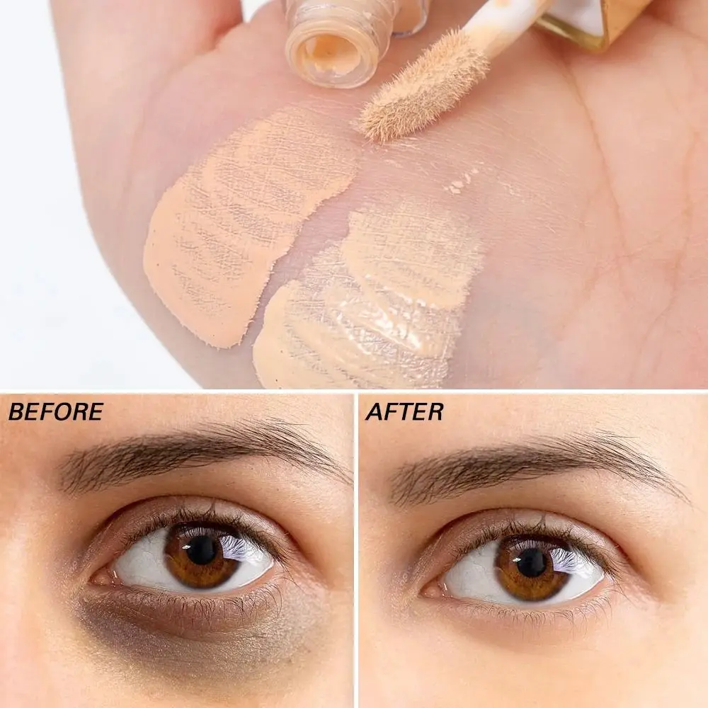 4 ألوان خافي عيوب سائل مرطب للتحكم في الزيوت مسام غير مرئية كريم أساس للهالات السوداء 3.5 جرام مستحضرات تجميل للوجه