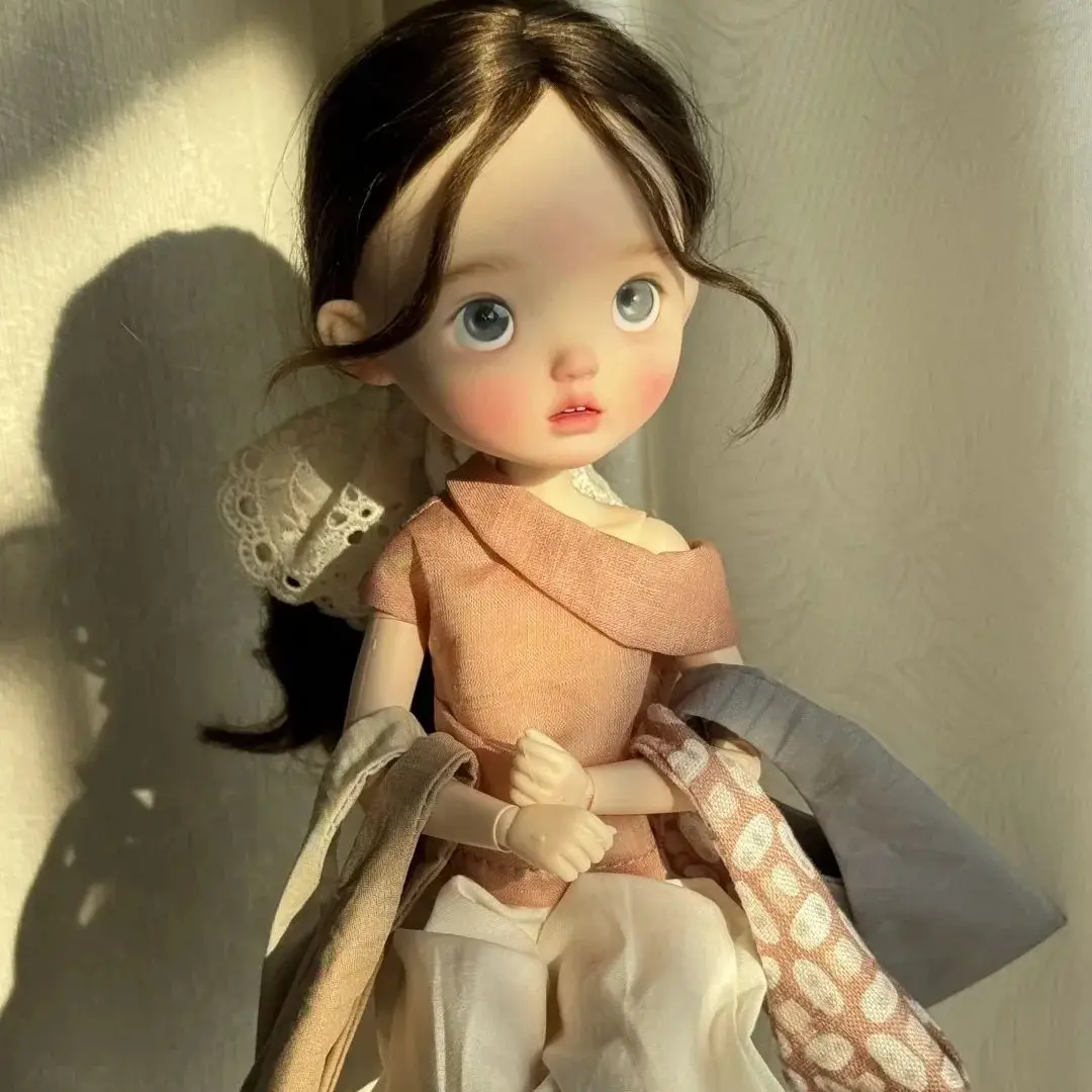 Boneca BJD 1/6 conjunto completo nimo, menina adorável, linda, desenho animado, brinquedo de resina avançada, presente de aniversário, bonecas articuladas em promoção