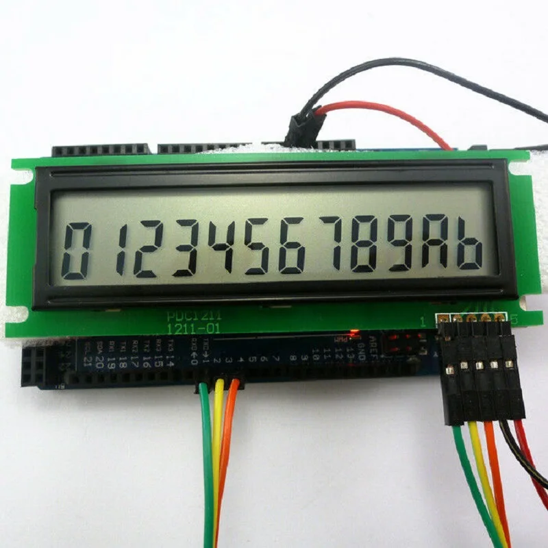 5 PCS HT1621 LED Driver LED Module with 12-bit 7-Segment SPI LCD Display, DC 5V - Ideal for Variable Transformers and Inverters