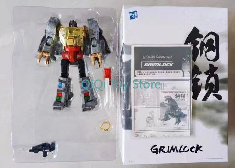 

Hasbro MP08 стальной тросовый замок механический динозавр в наличии Asia Limited Edition