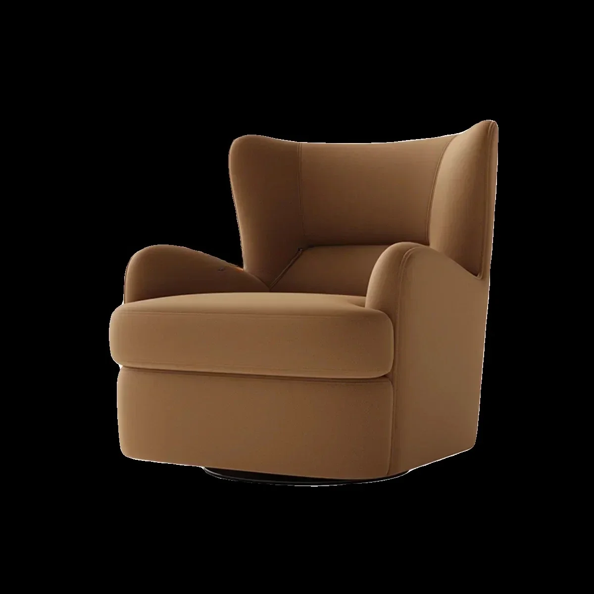 Y Designer modern retro single sofa chair rotating small apartment living room apartment bedroom leisure