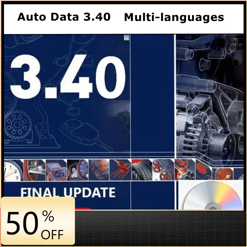 2024 Auto Repair Software Auto data 3.40 Spanish Multi-languages Automotive Car Repair Tool Software support more Europe model