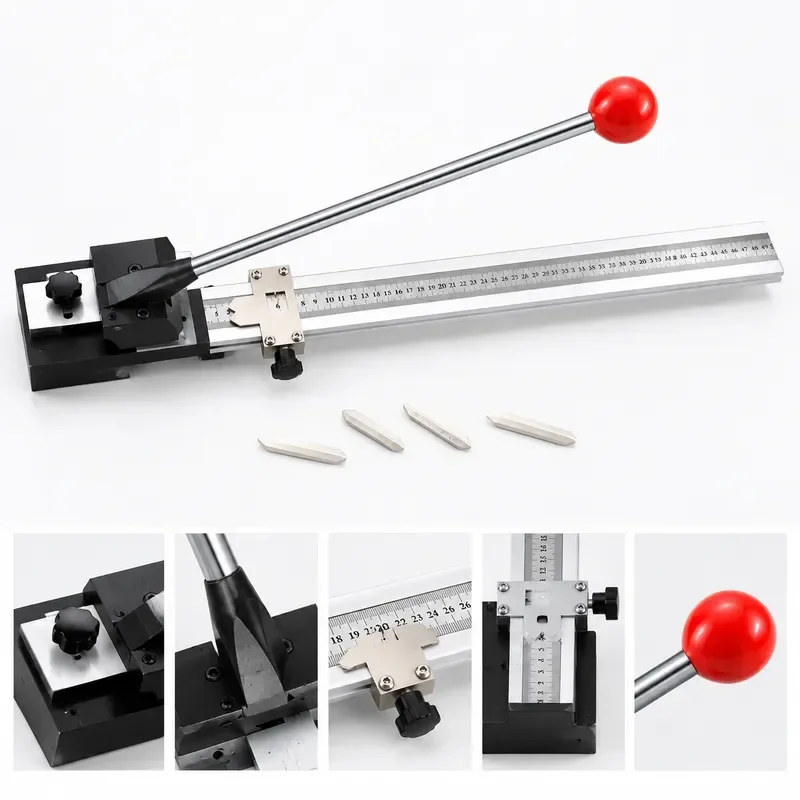 DIY Precision Blade Holder Device Manual Creasing Matrix Cutting Machine Cutter Tool for Die Cutting Paper Cardboard Craft