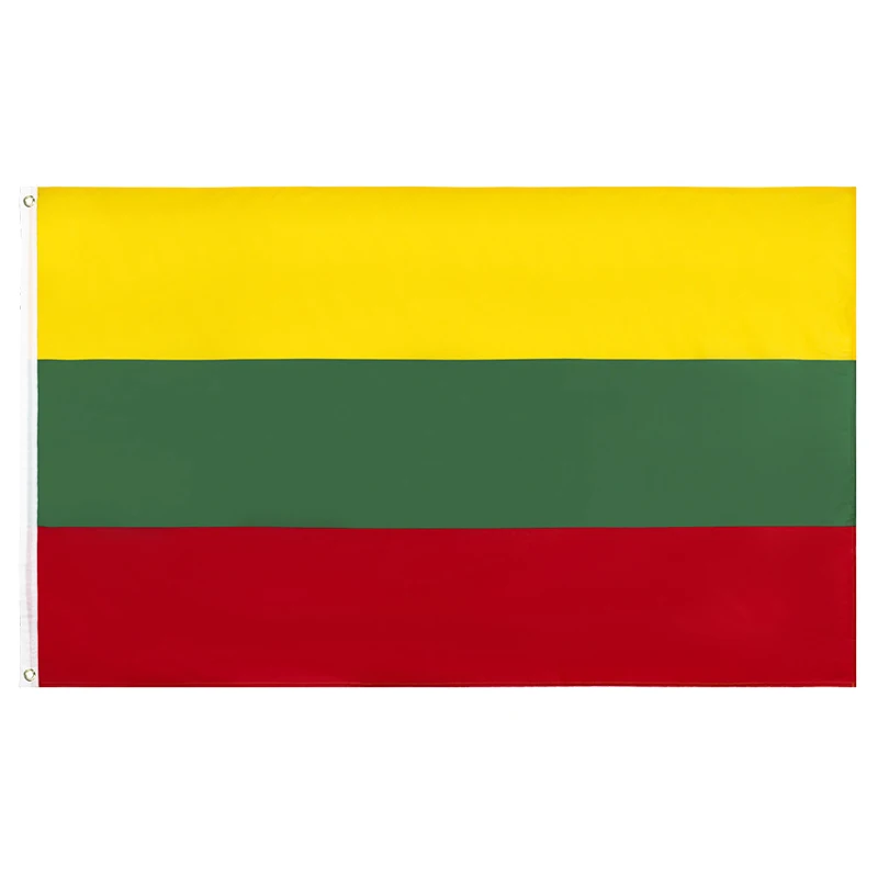 EOODLOVE flag Lithuanian flag 90x150cm indoor and outdoor 3x5 feet hanging decoration Lithuanian flag event flag