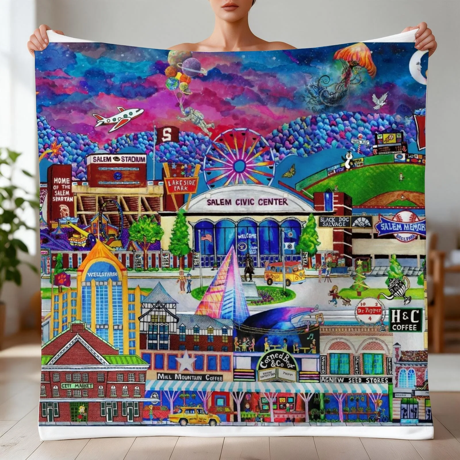 EUROPA UNIVERSALIS - National Personifications Map - 1444 Classic T-Shirt.png Throw Blanket Luxury Brand Soft Comforter Blankets
