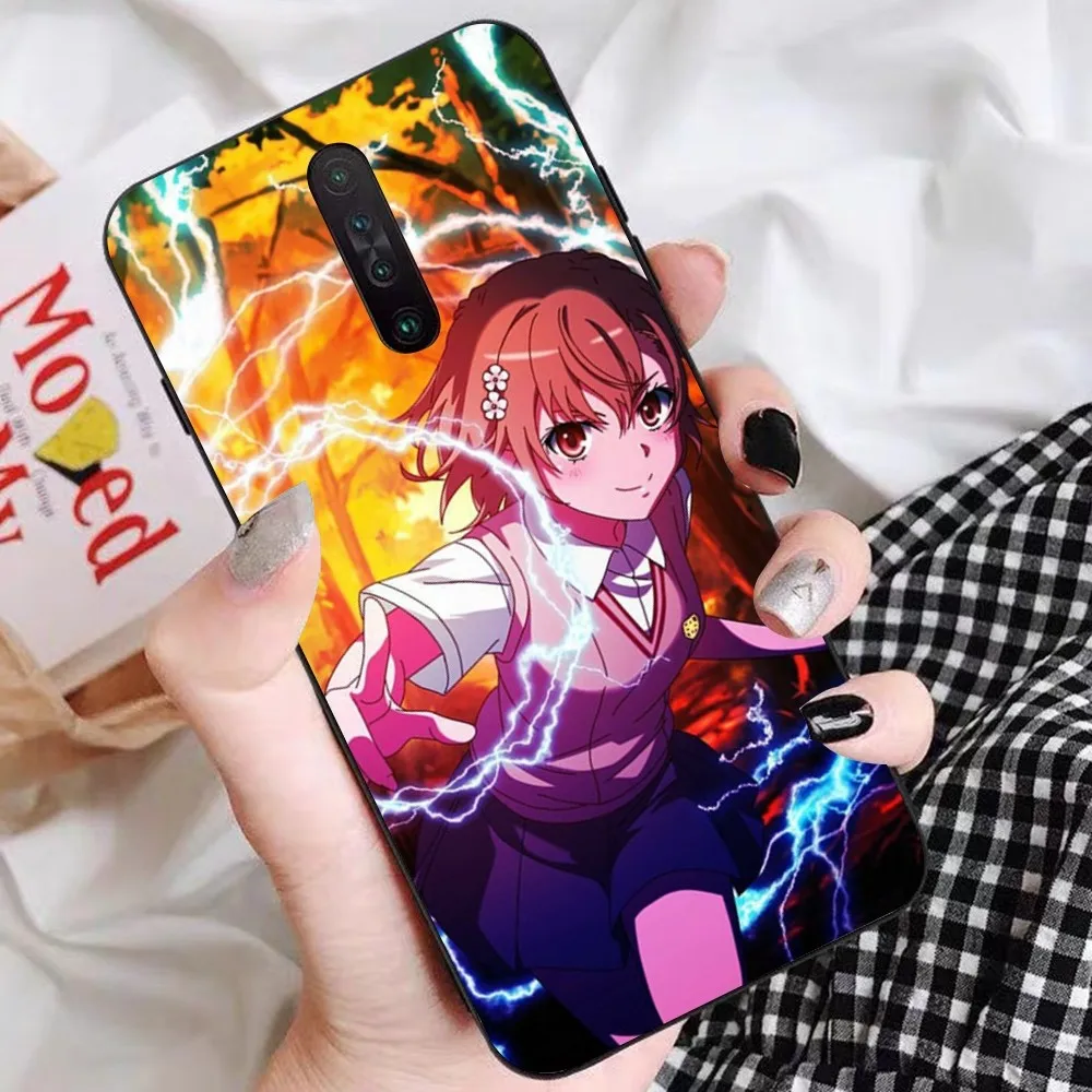 Anime M-Misaka Mikoto Cute Phone Case For Redmi 5 6 7 8 9 10 Plus Pro 6 7 8 9 A GO K20 K30 K40 Pro Plus F3 Fundas