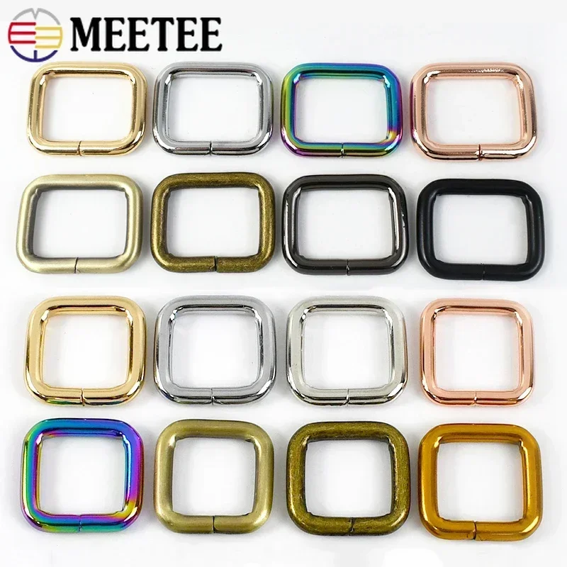 5/10Pcs 13-50mm Rectangle Metal Buckles O D Ring Webbing Belt Leather Rings Clasp Handbag Strap Clip Adjuster Hook Accessories - Image 4