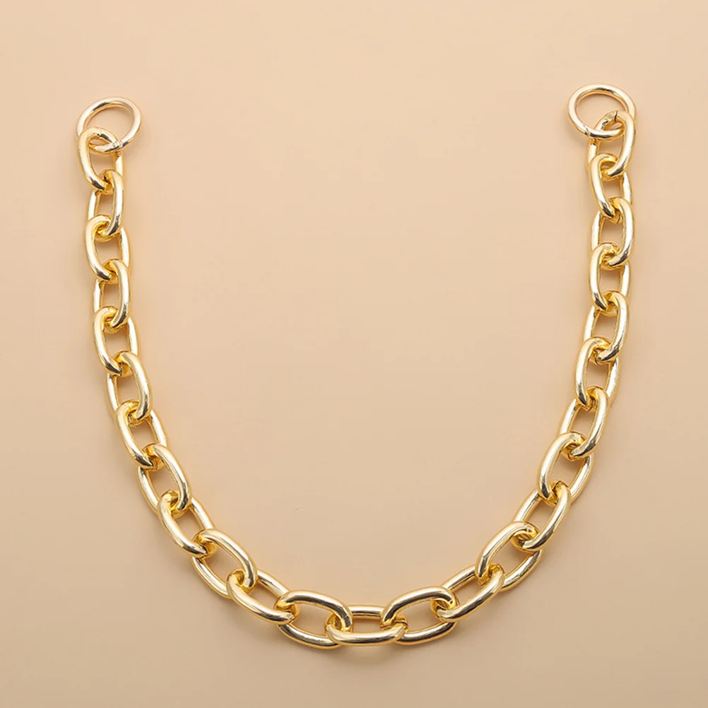 Metal Bag Chain Versatile Replacement for Handbag Decorative Use Stylish Retro Design Purse Accessory Fashionable Portable Chain - view 3