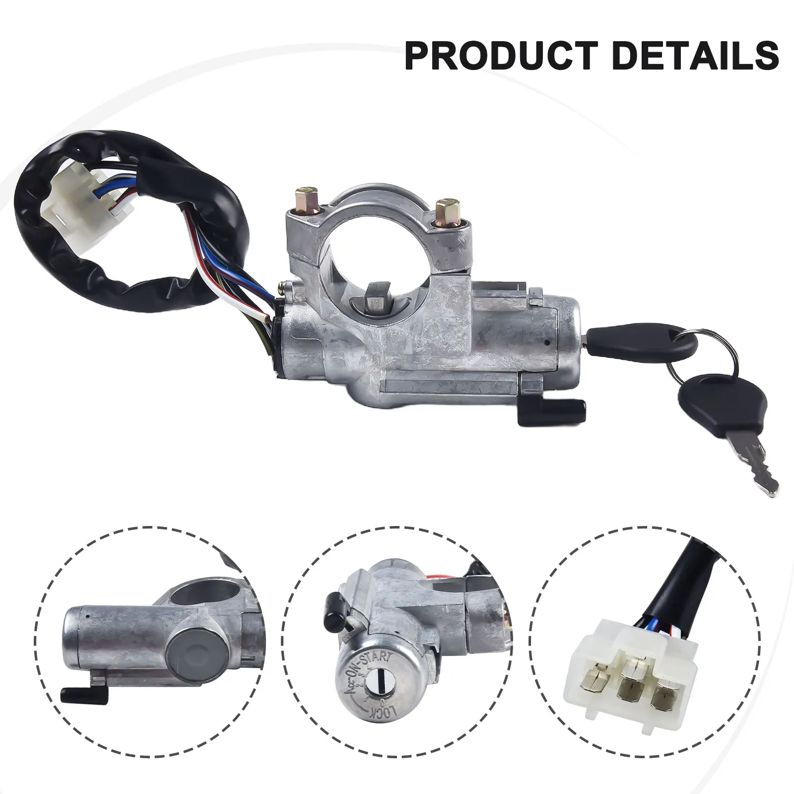 High Grade Ignition Switch and Lock Cylinder for Your For Nissan D21 or Pickup Pathfinder – Guaranteed to Fit Perfectly