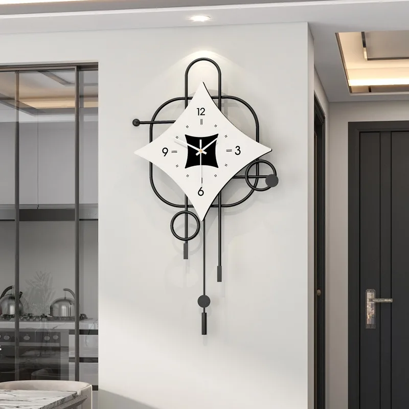 Minimalist Design Wall Clocks Creative Mute Wall Clocks Large 3D Accurate Clock Hands Modern Unique Art Home Decoration