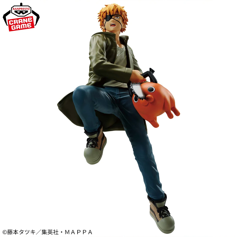 In Stock Original BANPRESTO VIBRATION STARS Chainsaw Man Pochita&Denji Figure Anime Model Genuine Boxed Toy