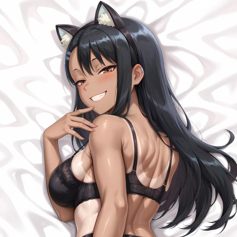 Dakimakura Anime Pillowcase Nagatoro Double-sided Print Life-size Body Pillow Cover Bedding Gifts