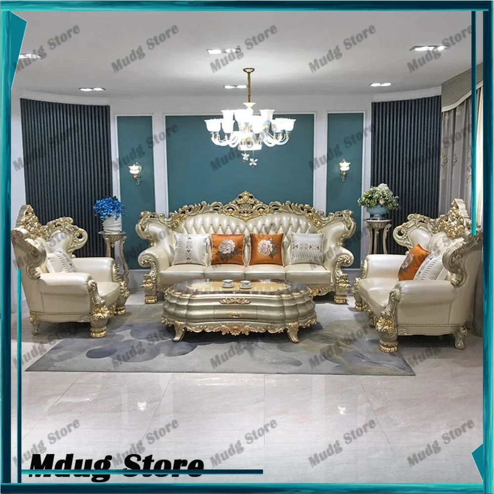 Apartment Recliner Sofa Classic Europe Large Comfortable Romantic Sofa Cushion Arm Divani Da Soggiorno Furniture Decoration