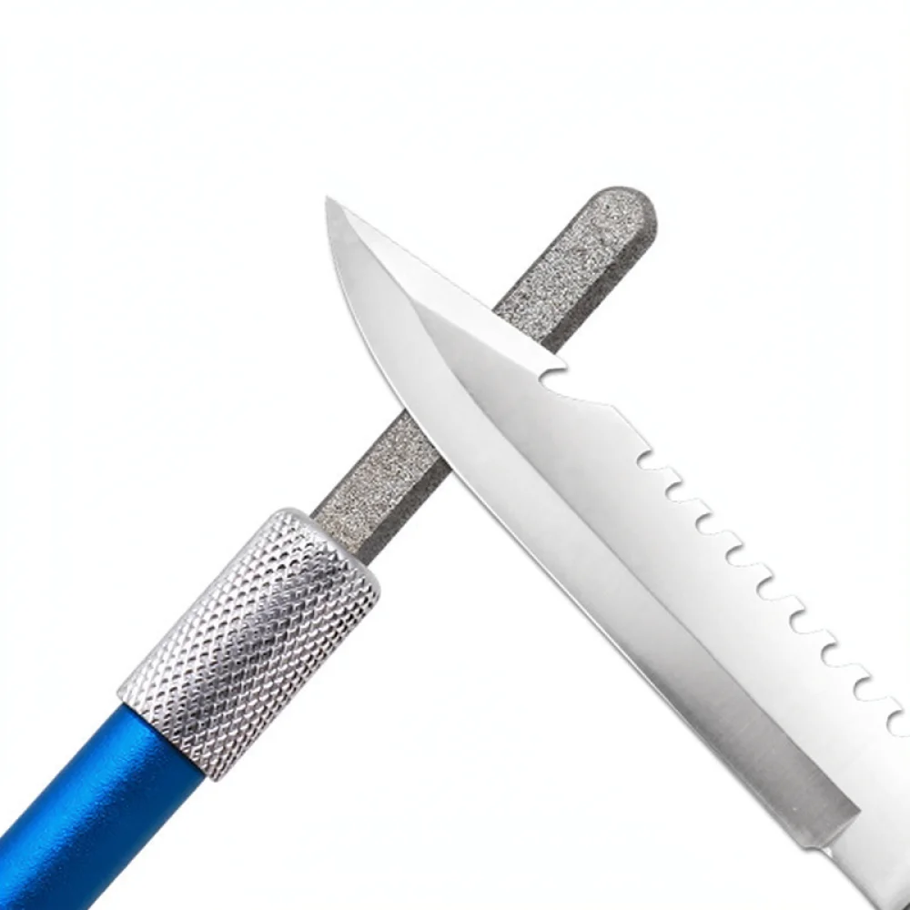 Mini Diamond Sharpener Pen For QST EXPRESS Outdoor Camping Fishing Hook Hone Tool Kitchen Blade Grinding Rod