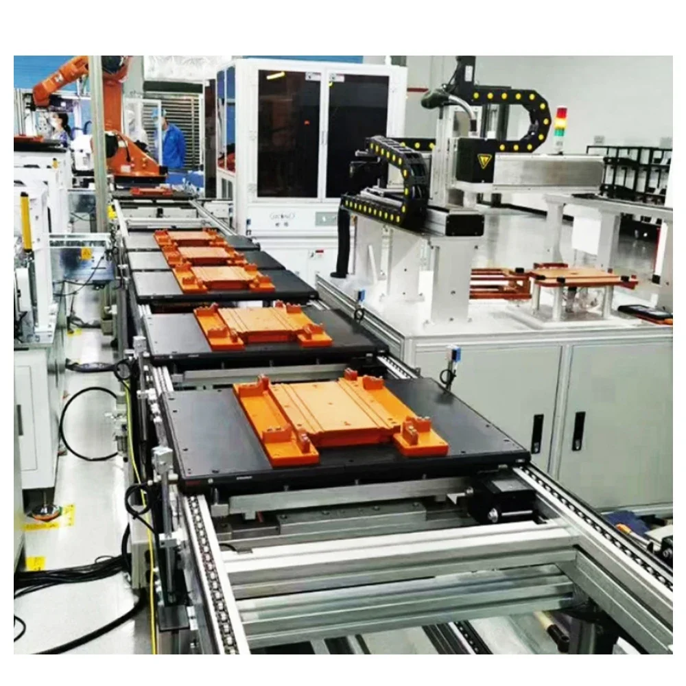 Manufacturer produces double-speed chain conveyor auto parts double-speed chain assembly line