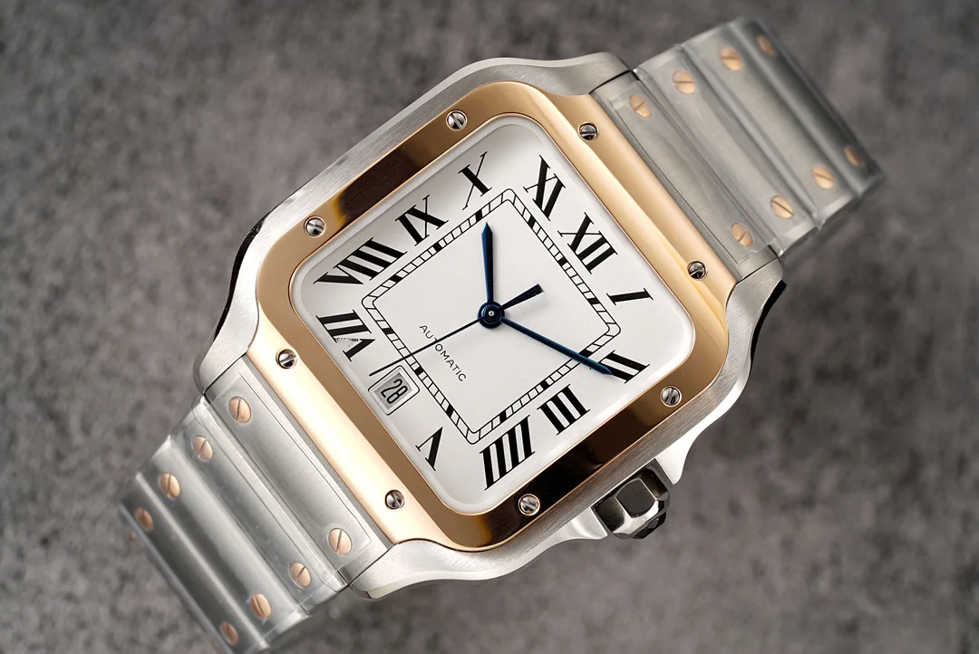 2025 Men's Watch Light Luxury Simple Retro Style Roman Casual Watch Men's and Women's Same Style Square Watch Can be Customized