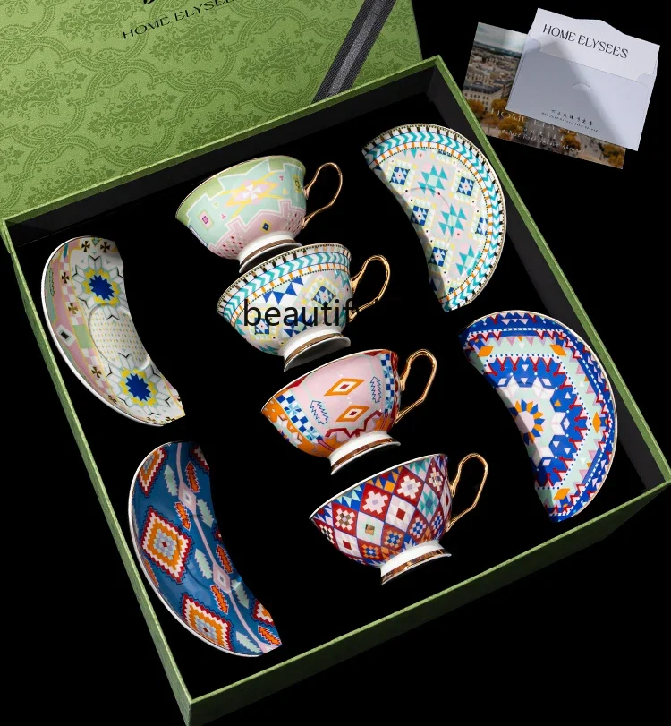 Coffee cup gift box afternoon tea tea set wedding gift housewarming