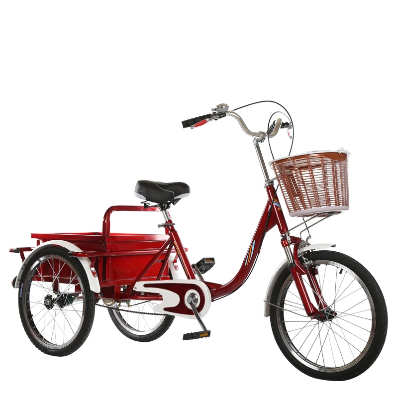 

LTT elderly pedal adult human tricycle self-leisure travel vehicle elderly travel tricycle