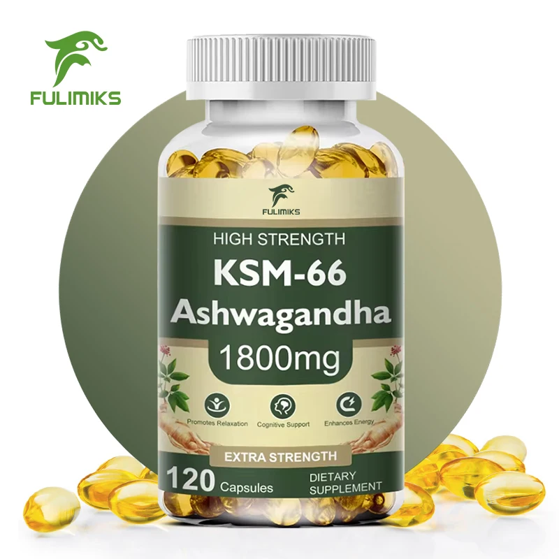 

KSM-66 Ashwagandha Root Powder Extract, High Potency Black Pepper, Stress Relief, Adrenal & Thyroid Support - Vegetarian Non-GMO