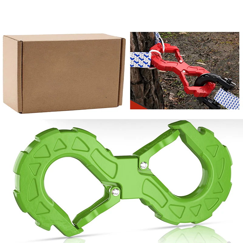 

3/8 Tow Hook Winch Hook for Off-Road Recovery Towing Shackle 33000 Lbs G80 Heavy Duty Strength Integrated Winch Quick Shackle