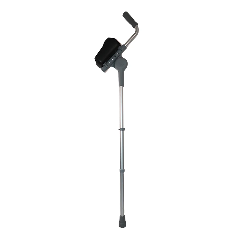 

Aluminium adjustable angle forearm crutches with padded walking cane for the elderly