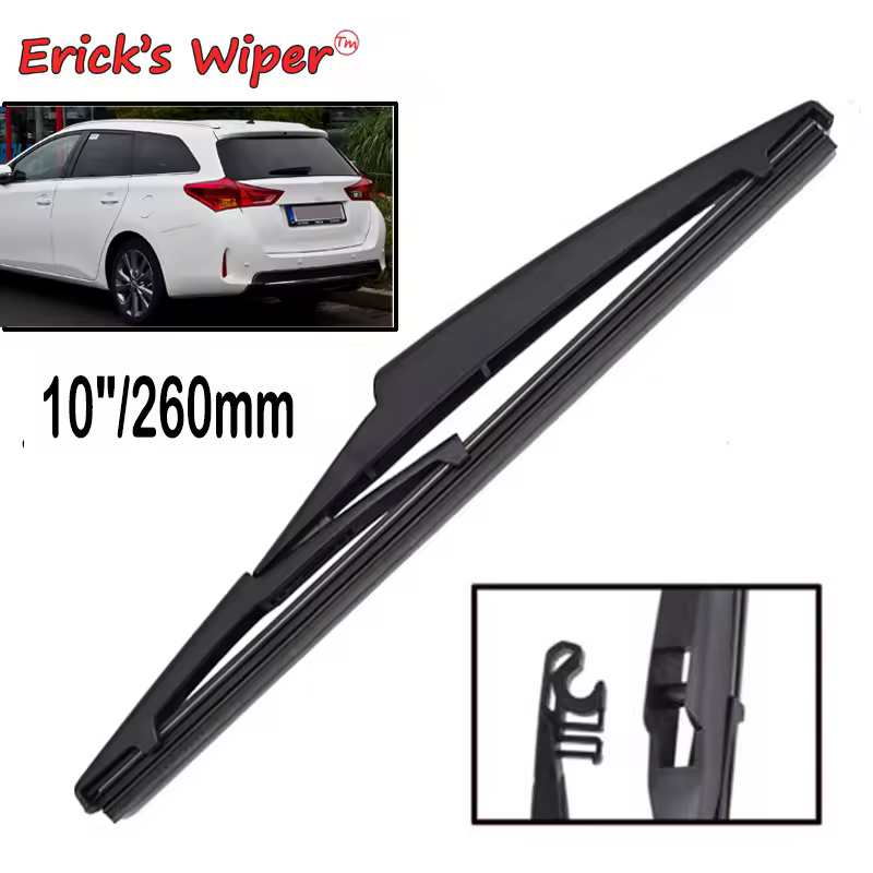 אריק של מגב 10 "אחורי מגב להב עבור טויוטה Auris סיור ספורט ן 2 2013 - 2018 שמשה קדמית שמשות דלת תא המטען חלון