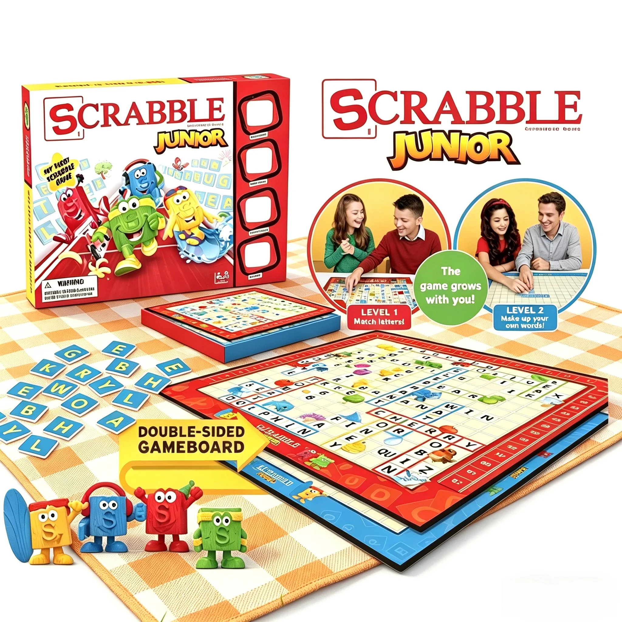 jeu-de-societe-scrabble-junior-plateau-de-jeu-double-face-jeu-d'apprentissage-des-mots-pour-enfants-pour-la-famille-et-les-debutants