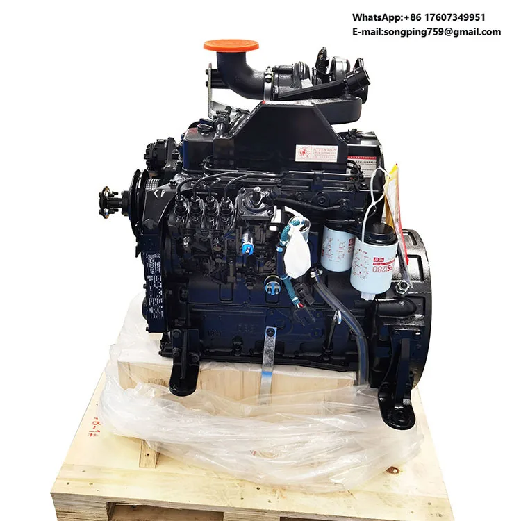 4BTA3.9 Diesel Engine Brand New 3.9L Engineering Machinery 1 PC 4B 4BT 4BTA 82187454 for Construction Machinery High Level Black