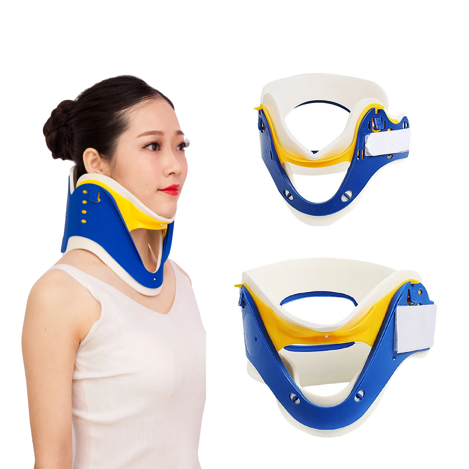 

Adjustable Neck Collar Cervical Posture Correction Traction Support Protection Belt Strecher Therapy Tractor Orthosis Brace B1