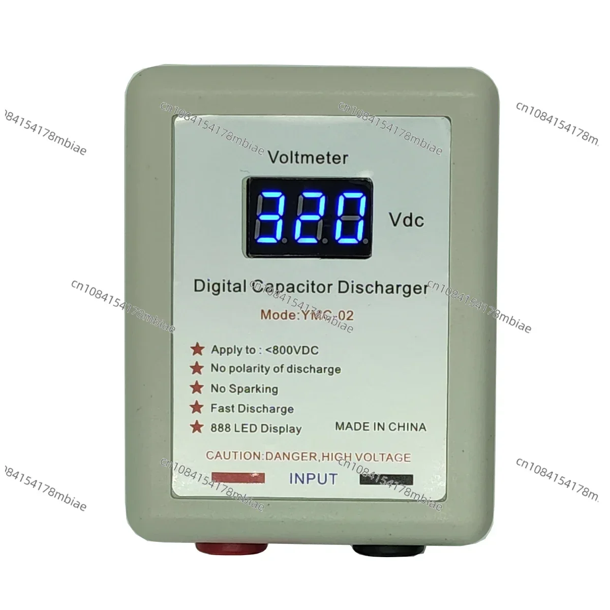 Likhapy Digital Display Capacitor Discharge Pen with Voltmeter Display Capacitor Discharger Non-igniting Discharge Tool