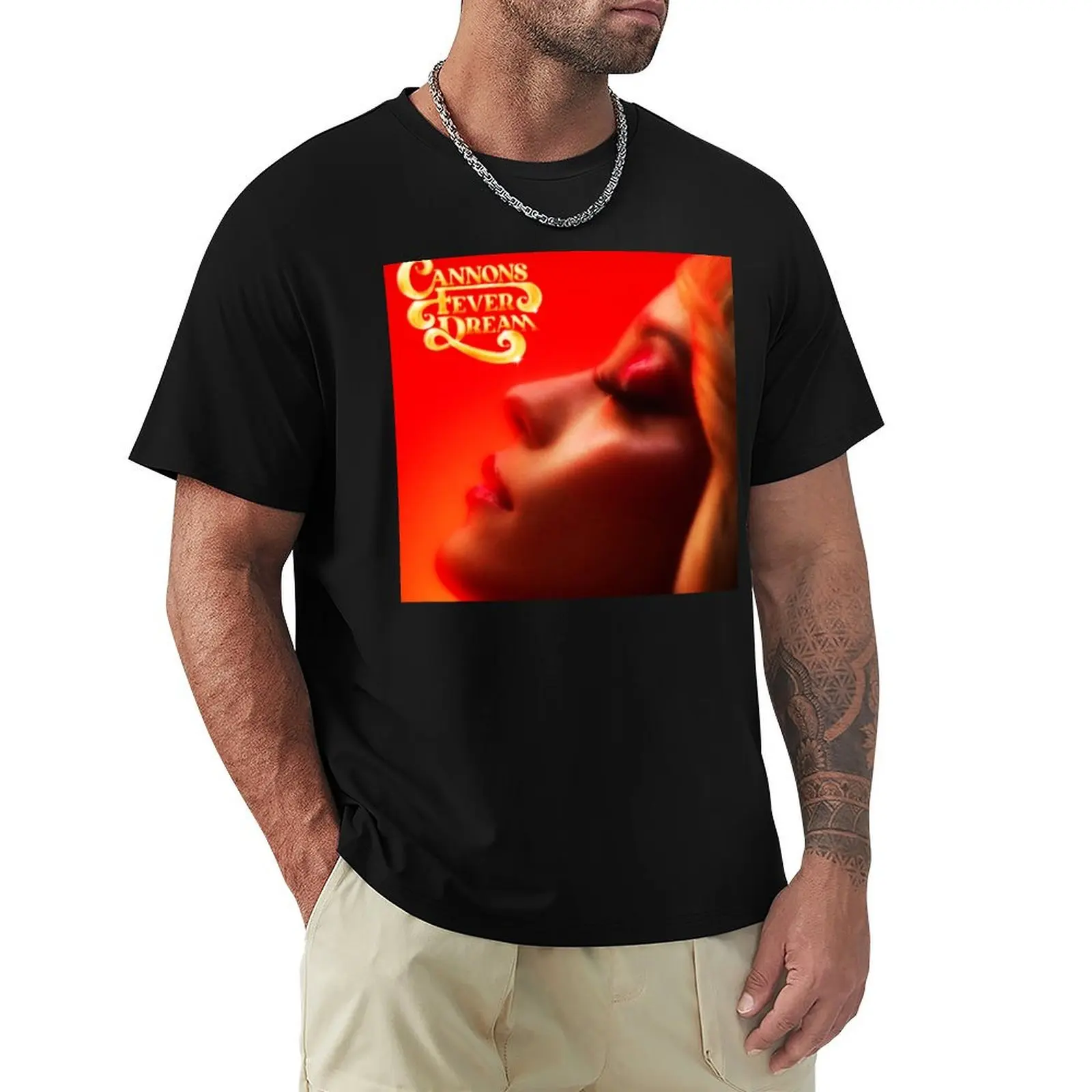 

Fever Dream Cannons T-Shirt anime stuff cotton man t-shirts Aesthetic clothing mens big and tall t shirts