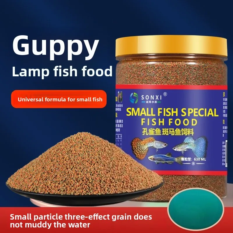 

SONXI Nano Fish Food - Premium Micro Pellets for Guppies, Endler's Livebearers, Rasboras & Small Tetras