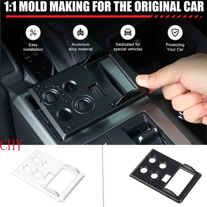 Aluminum Alloy For Toyota Land Cruiser Prado 250 LC250 2024+ Car differential lock button anti-fault touch panel Car accessories