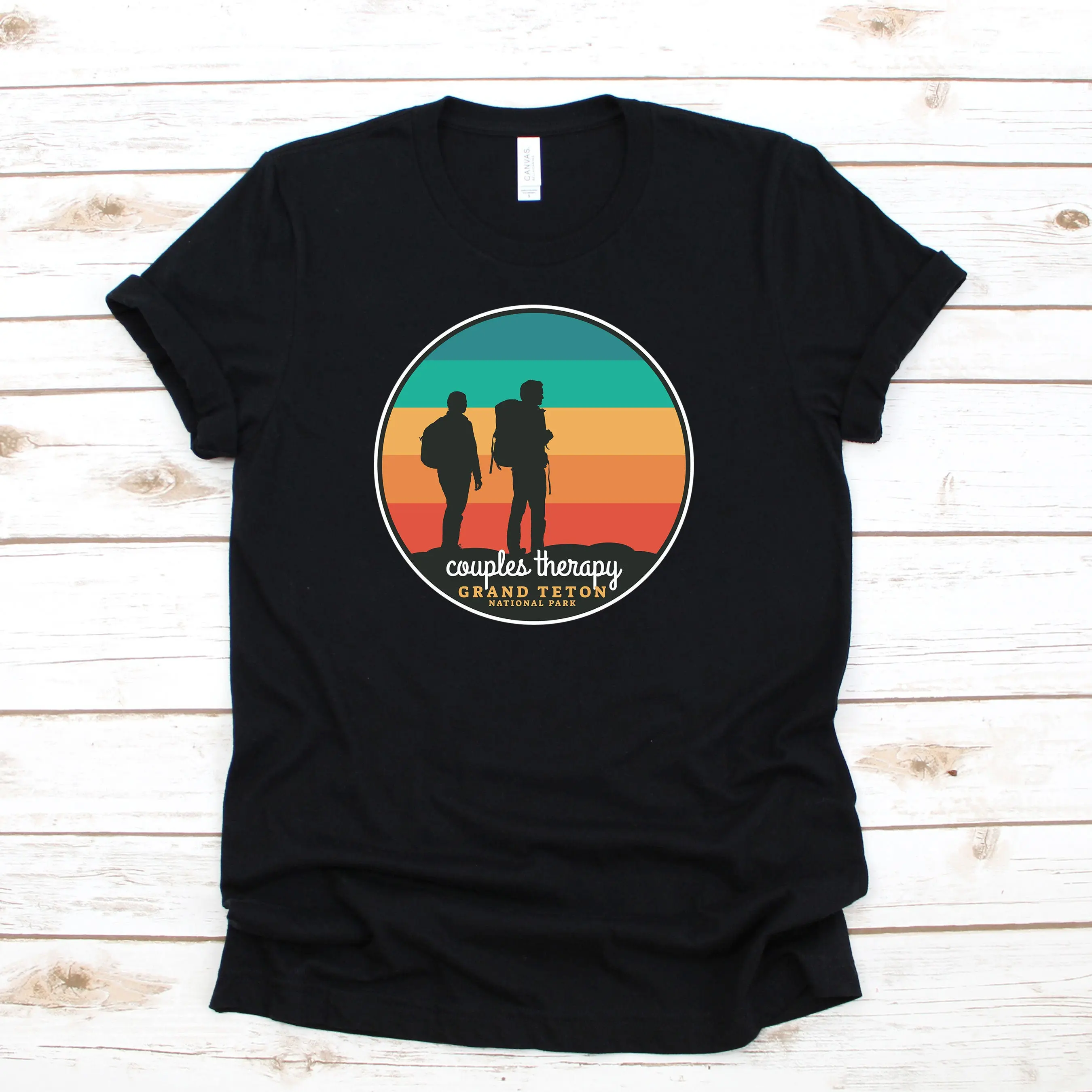 Grand Teton T Shirt National Park Lover Couples Meditation Crop Beautiful Cute Funny Hiking Outdoor Present