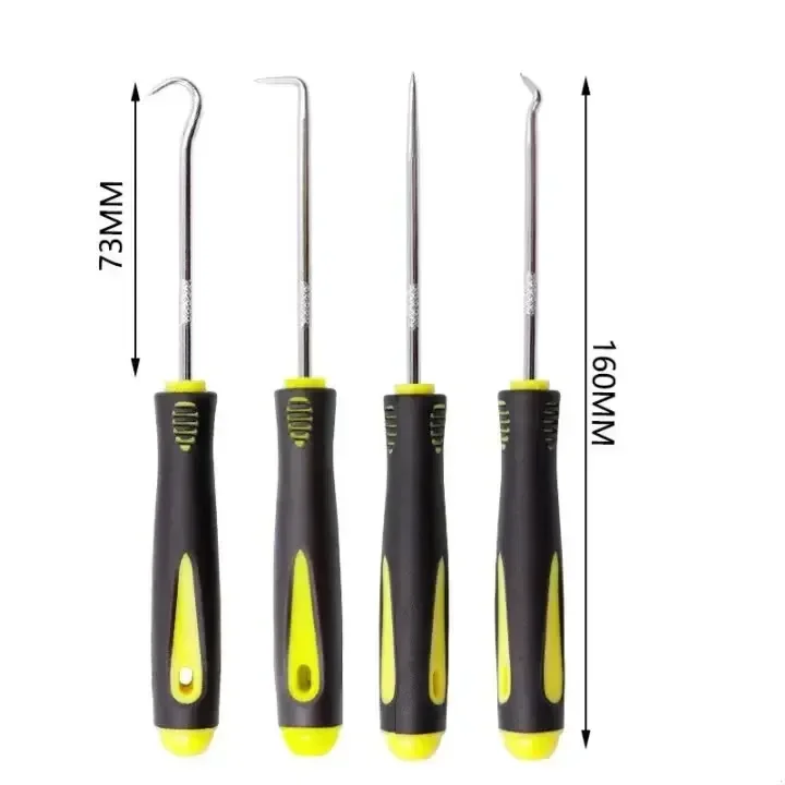 4PCS/Set Car Remover Tool Set Auto Car Pick and Hook Set O Ring Oil Seal Screwdrivers Gasket Puller Craft Hand Mechanic Tools