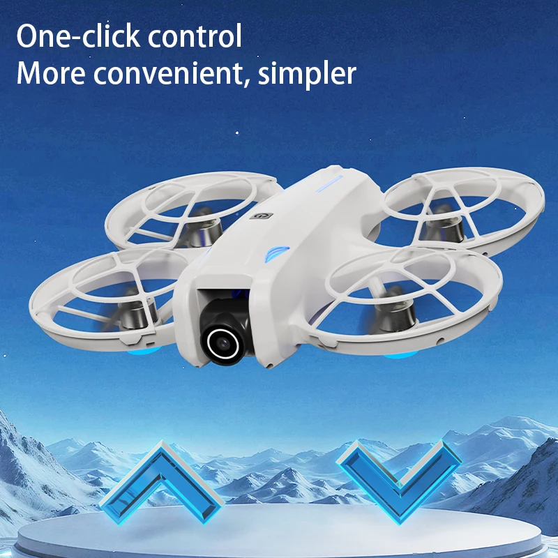 Dron L105 PRO Duel con Lente 8k, Protección Anticolisión Completa y Carcasa Completa, Pantalla Grande de 5.6 Pulgadas, Control Remoto, Quadcopter sin Escobillas