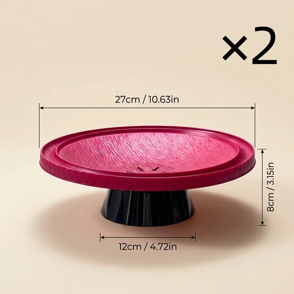 Plastic opbergbak voor parfum en sieraden, keuken- en woonkamerdecoratiebak, multifunctionele dienblad voor snacks, gedroogd fruit en voedsel.