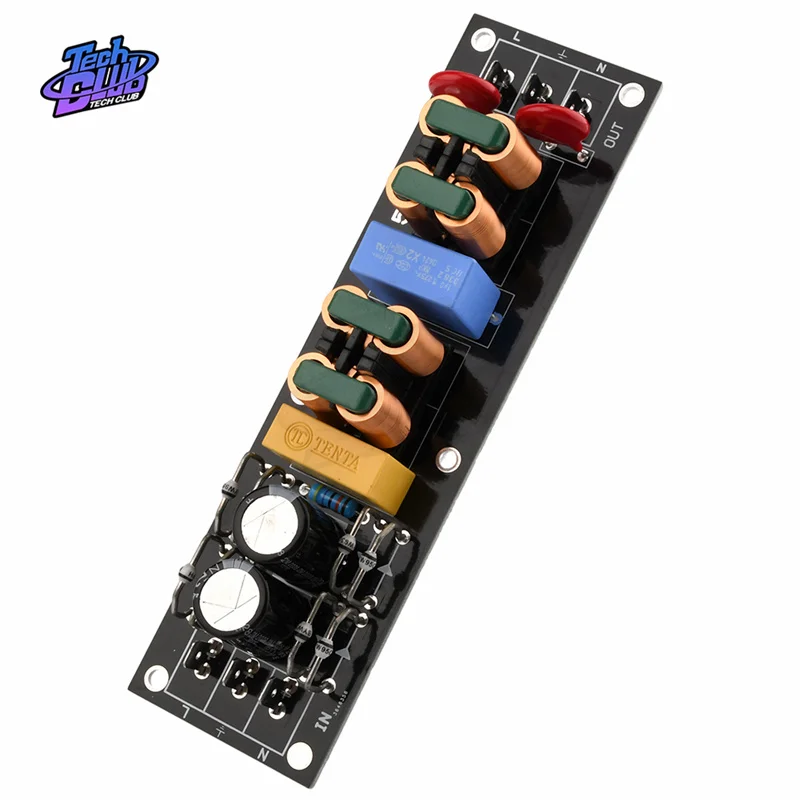 AC 110V-265V 15A Power Purification And Direct Filter Board Module Emi High Frequency Filter Module For Electronic Equipement