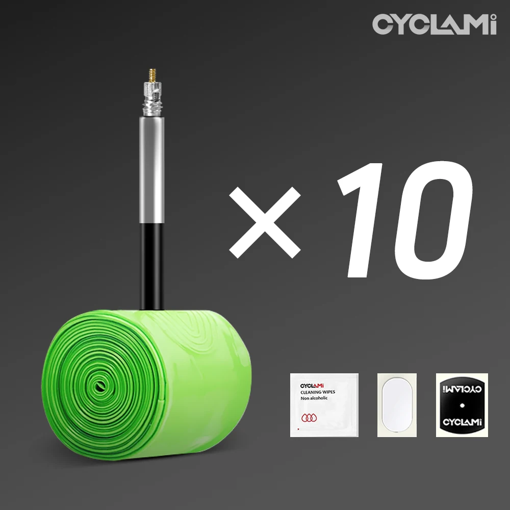 

10 Pcs CYCLAMI Gravel Ultralight TPU Bike Inner Tube Tire Presta French Valve FV For Gravel 700C 32C 35C 37C 40C 47C Road MTB 29