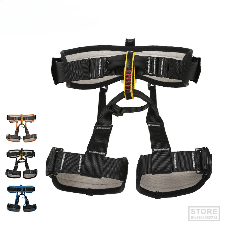 

Xinda Professional Outdoor Sports Safety Belt Rock Mountain Climbing Harness Waist Support Half Body Harness Aerial Survival