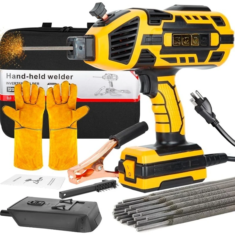 

Portable Electric Welding Machine, 20-120A Upgraded 110V Handheld ARC Welding Machine