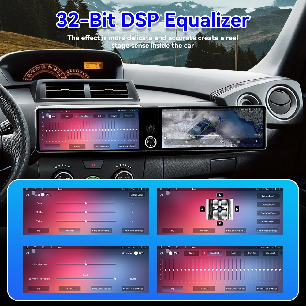 Dual 12.3 Inch Android 13 For Toyota BB Subaru Dex 2006-2016 Car Stereo Vertical Tesla Screen Wireless CARPLAY DSP Android Auto