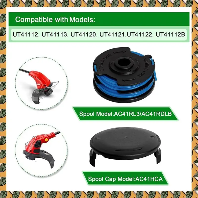 

A77I AC41RL3 и AC41RDLB электрические триммеры, сменная катушка для струн Homelite Weed Eater