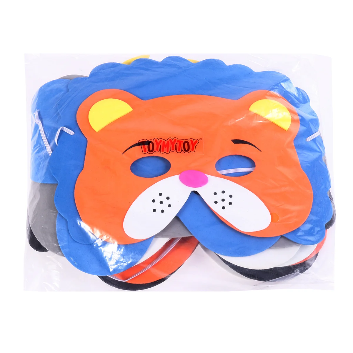 TOYMYTOY 12 Uds máscara facial de animales para niños recuerdos de fiesta de cumpleaños vestido máscara facial de fiesta de disfraces