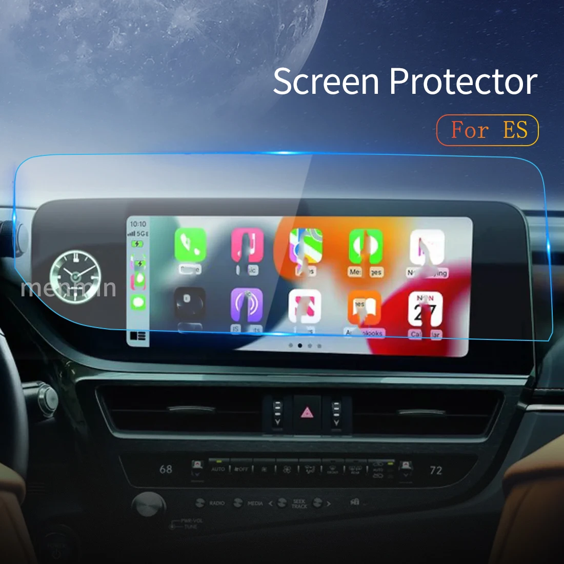

Автомобильная наклейка, защита экрана Carplay для LEXUS ES 2023 защитная пленка из закаленного стекла, GPS навигация, автомобильные аксессуары