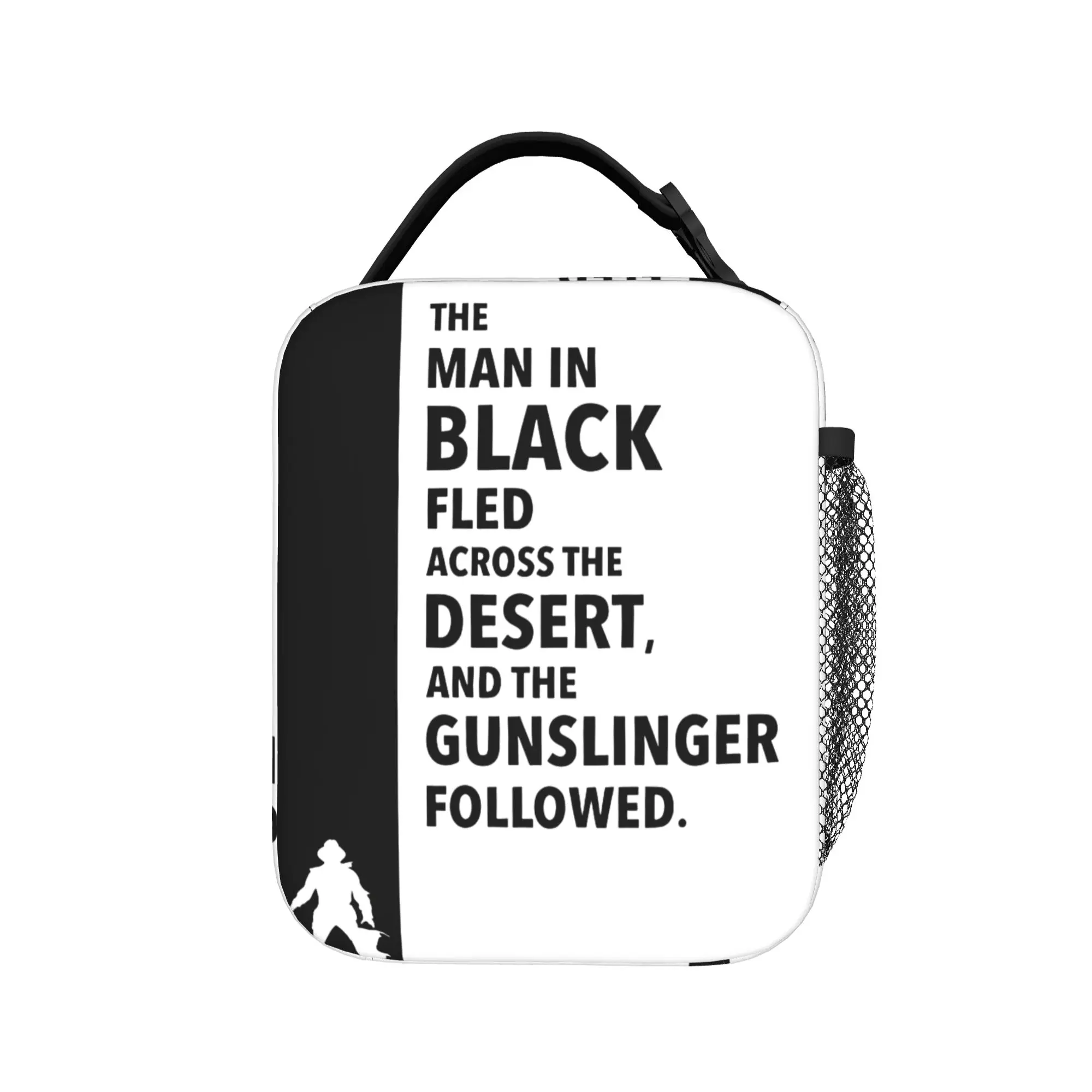 The Dark Tower  Crimson Desert   black Insulated Lunch Bags Lunch Container Cooler Bag Tote Lunch Box School  Picnic Girl Boy
